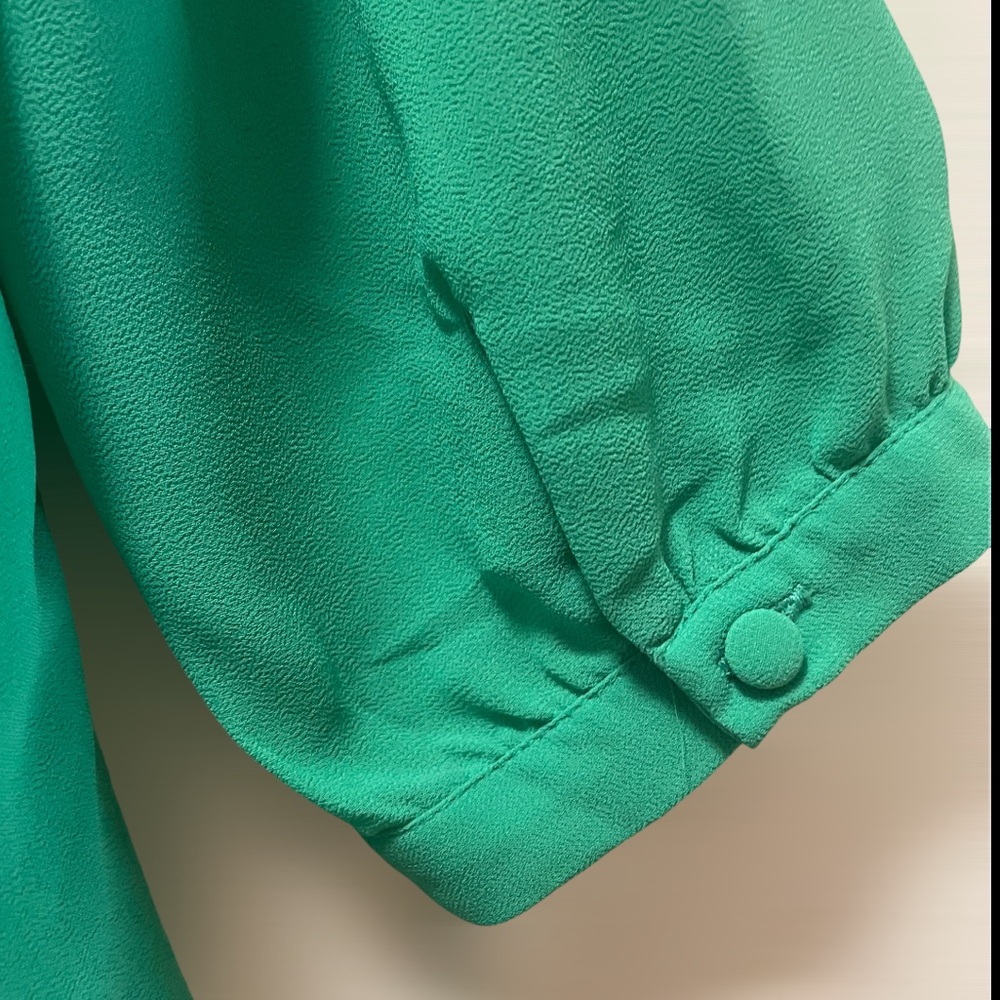 Naked Zebra Green Women's Top/Blouse - Picture 6 of 11